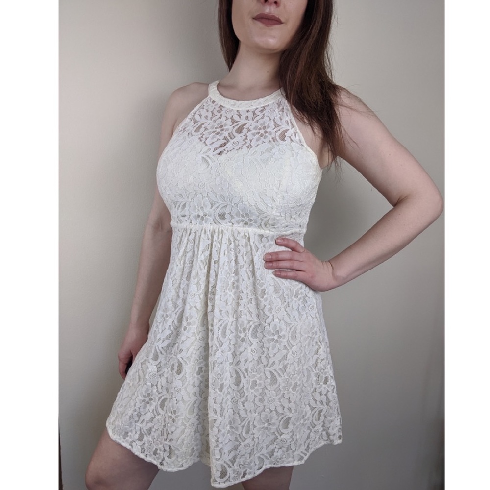 White Lace Dress by Francesca’s